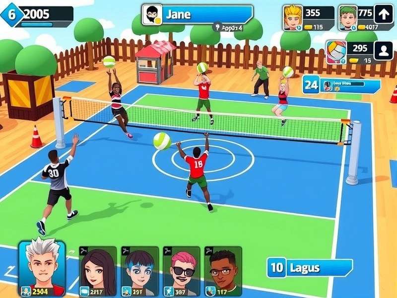 Volley Kings Dominion community event showing players competing in tournament